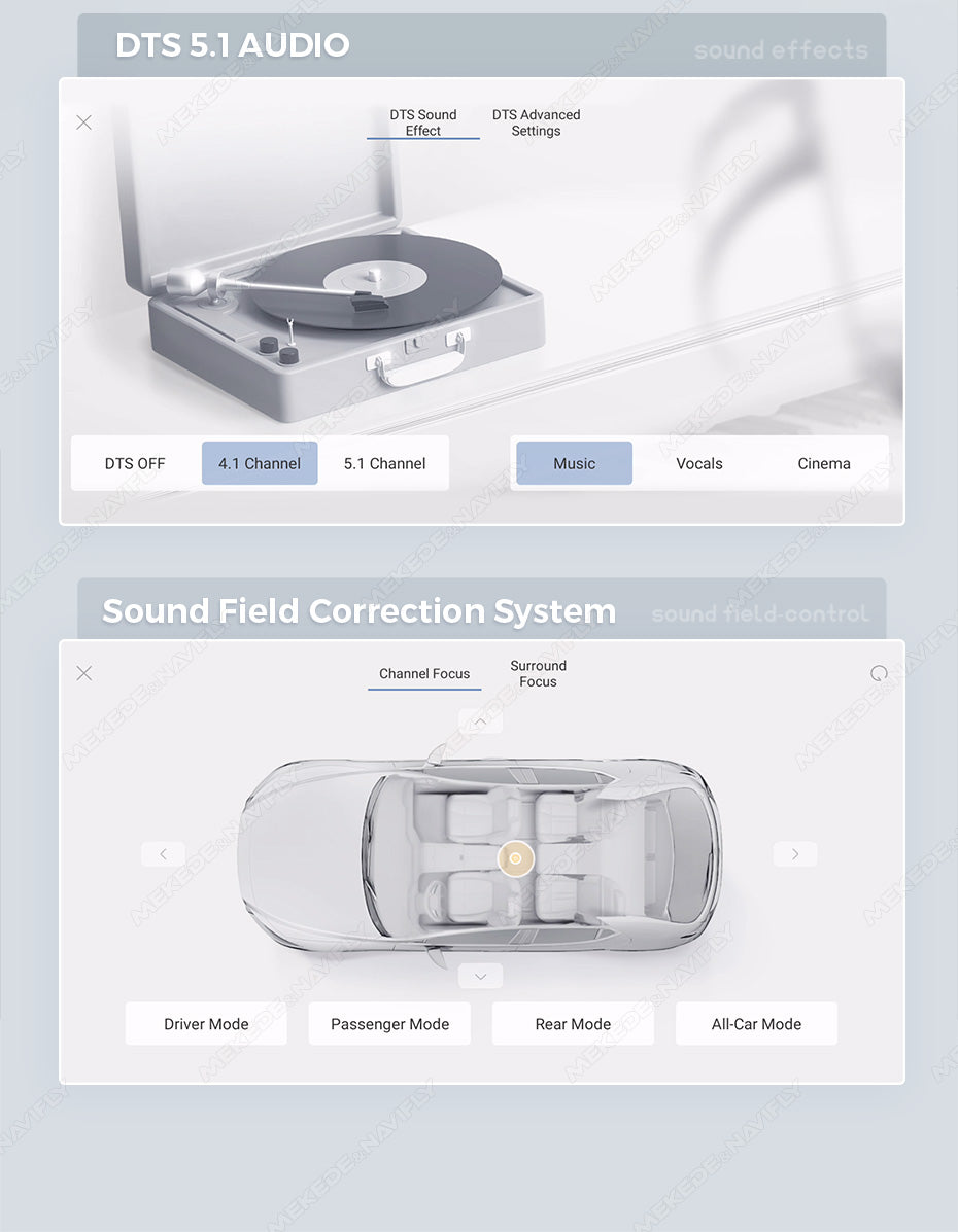 Dudu7 Andriod Stereo  9.5"-10.5"  wirelss Apple Carplay/Android Auto